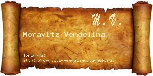 Moravitz Vendelina névjegykártya
